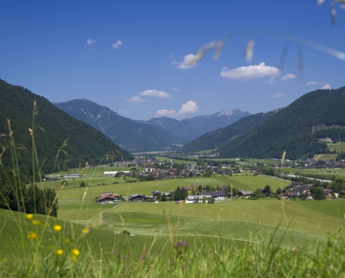 Kirchdorf in Tirol im Sommer
