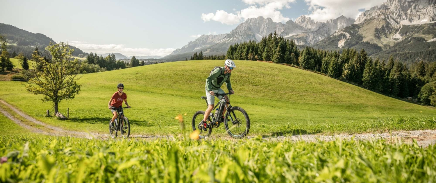 Moutainbiken in der Region St. Johann in Tirol