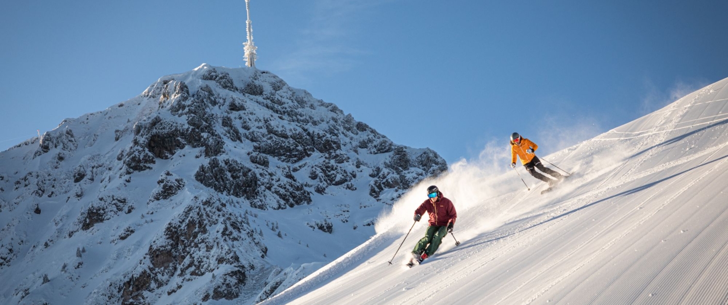 Skifahren am Kitzbüheler Horn